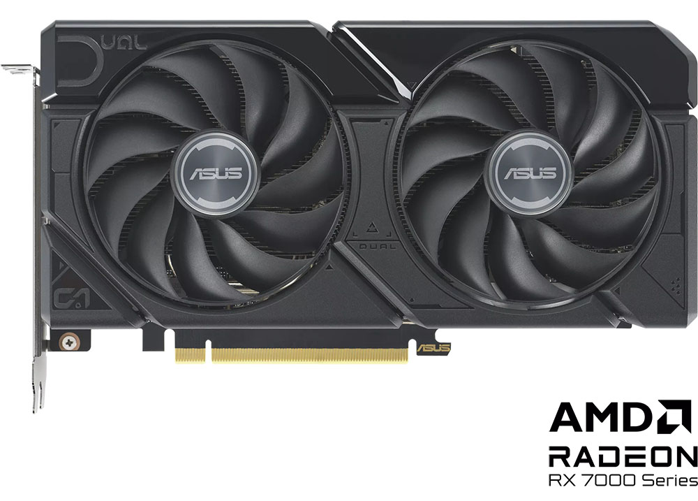 Placa de video ASUS Dual Radeon™ RX 7600 XT OC Edition 16GB GDDR6
