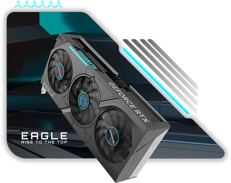 Gigabyte GeForce RTX™ 4070 SUPER EAGLE OC 12G - Hero Image