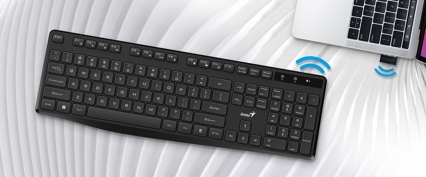 Teclado inalámbrico Genius KB-7200, INALÁMBRICO ESENCIAL