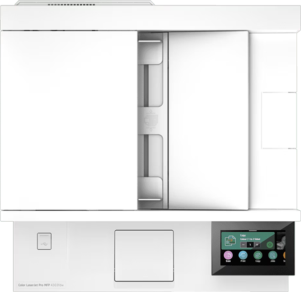 Vista superior de la Impresora HP Color LaserJet Pro 4303fdw (5HH67A)