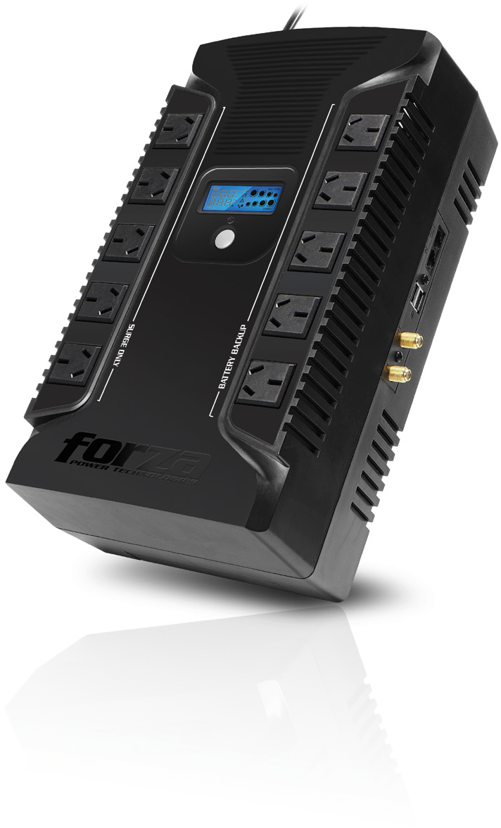 UPS interactiva Forza HT-1002LCD-A 1000VA/600W