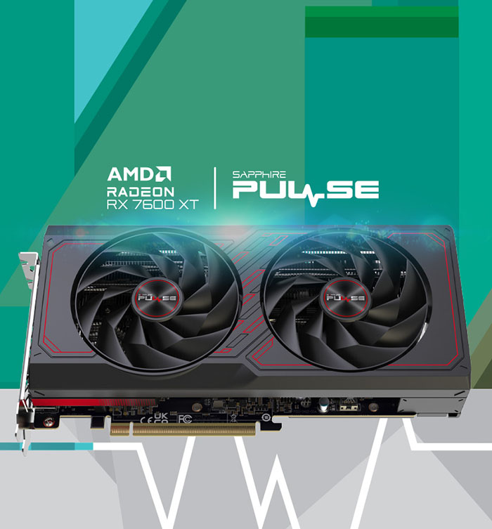 AMD Radeon™ RX 7600 XT / SAPPHIRE PULSE - SAPPHIRE PULSE AMD Radeon™ RX 7600 XT 16GB