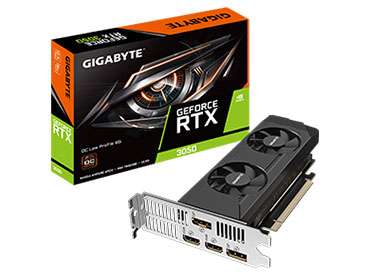 Placa de video Gigabyte GeForce RTX™ 3050 OC Low Profile 6G