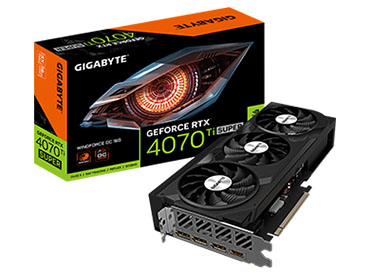 Placa de video Gigabyte GeForce RTX™ 4070 Ti SUPER WINDFORCE OC 16G