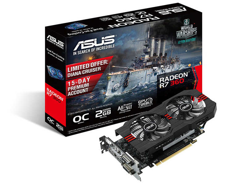 Placa de video discount r7 360 2gb ddr5