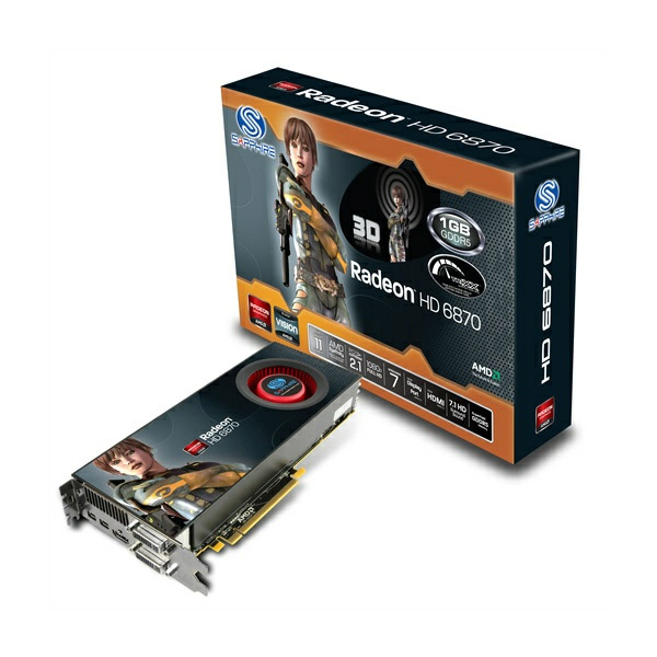 Placa de Video Sapphire AMD Radeon HD 6870 1Gb GDDR5 PCI E 2.1