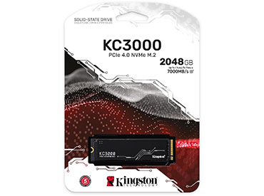 Disco SSD Kingston KC3000 PCIe 4.0 NVMe M.2 2048GB