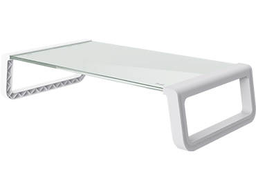 Soporte para monitor de cristal templado Trust Monta - Blanco