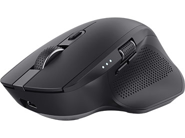 Mouse inalámbrico multidispositivo Trust Ozaa+ - Negro