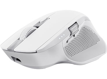 Mouse inalámbrico multidispositivo Trust Ozaa+ - Blanco