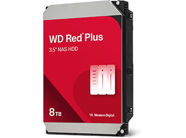 Disco Rígido WD Red Plus 8 TB SATA3 256MiB Buffer (WD80EFPX)